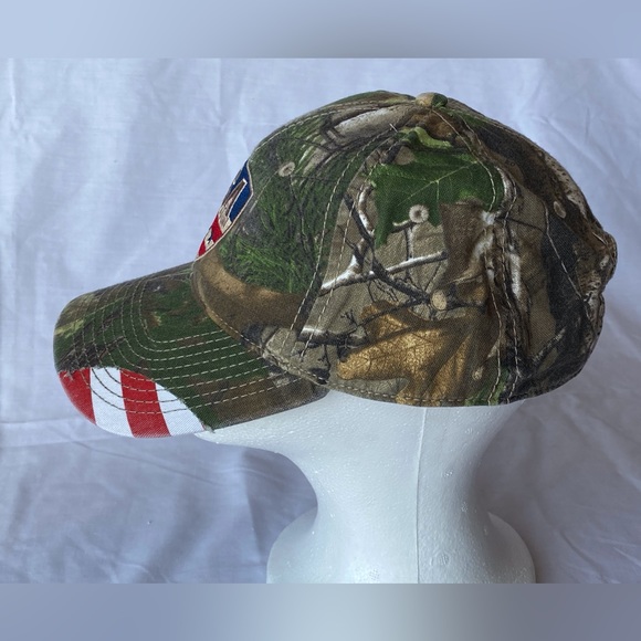 USA Mossy Oak Realtree Flag hat cap adult - Picture 2 of 6